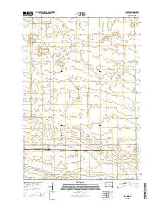 Holabird South Dakota Current topographic map, 1:24000 scale, 7.5 X 7.5 Minute, Year 2015