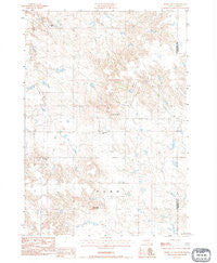 Horse Tooth South Dakota Historical topographic map, 1:24000 scale, 7.5 X 7.5 Minute, Year 1983