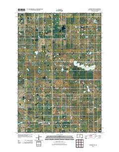 Hosmer NW South Dakota Historical topographic map, 1:24000 scale, 7.5 X 7.5 Minute, Year 2012
