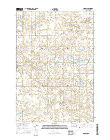 Hosmer NW South Dakota Current topographic map, 1:24000 scale, 7.5 X 7.5 Minute, Year 2015