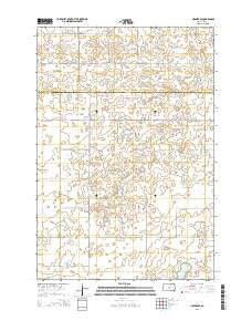 Hosmer SE South Dakota Current topographic map, 1:24000 scale, 7.5 X 7.5 Minute, Year 2015