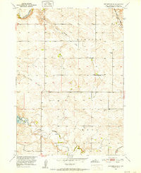 Hot Springs SE South Dakota Historical topographic map, 1:24000 scale, 7.5 X 7.5 Minute, Year 1950