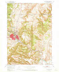 Hot Springs South Dakota Historical topographic map, 1:24000 scale, 7.5 X 7.5 Minute, Year 1950