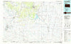 Hot Springs South Dakota Historical topographic map, 1:100000 scale, 30 X 60 Minute, Year 1985