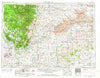 Hot Springs South Dakota Historical topographic map, 1:250000 scale, 1 X 2 Degree, Year 1955