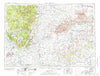 Hot Springs South Dakota Historical topographic map, 1:250000 scale, 1 X 2 Degree, Year 1955