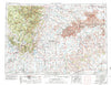 Hot Springs South Dakota Historical topographic map, 1:250000 scale, 1 X 2 Degree, Year 1955
