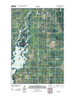 Houghton South Dakota Historical topographic map, 1:24000 scale, 7.5 X 7.5 Minute, Year 2012