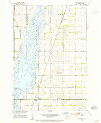Houghton South Dakota Historical topographic map, 1:24000 scale, 7.5 X 7.5 Minute, Year 1953