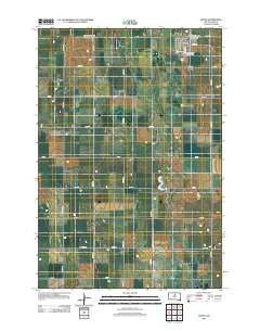 Hoven South Dakota Historical topographic map, 1:24000 scale, 7.5 X 7.5 Minute, Year 2012