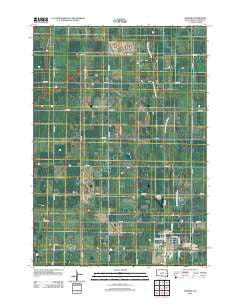 Howard South Dakota Historical topographic map, 1:24000 scale, 7.5 X 7.5 Minute, Year 2012
