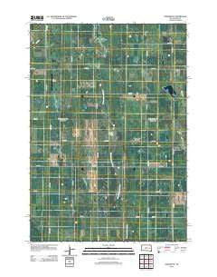 Howard NE South Dakota Historical topographic map, 1:24000 scale, 7.5 X 7.5 Minute, Year 2012