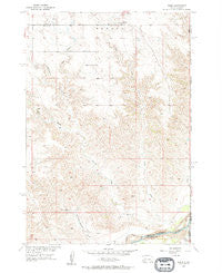 Howes South Dakota Historical topographic map, 1:24000 scale, 7.5 X 7.5 Minute, Year 1955