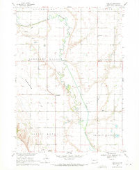 Hub City South Dakota Historical topographic map, 1:24000 scale, 7.5 X 7.5 Minute, Year 1969