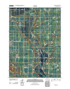 Hub City South Dakota Historical topographic map, 1:24000 scale, 7.5 X 7.5 Minute, Year 2012