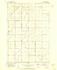 Huffton South Dakota Historical topographic map, 1:24000 scale, 7.5 X 7.5 Minute, Year 1952