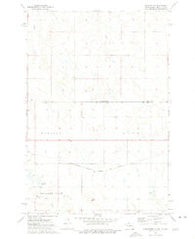 Hump Butte South Dakota Historical topographic map, 1:24000 scale, 7.5 X 7.5 Minute, Year 1972