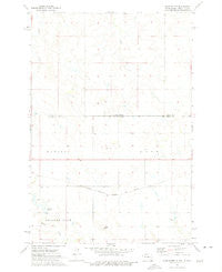 Hump Butte South Dakota Historical topographic map, 1:24000 scale, 7.5 X 7.5 Minute, Year 1972