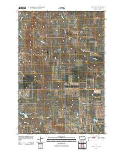 Hump Butte South Dakota Historical topographic map, 1:24000 scale, 7.5 X 7.5 Minute, Year 2011