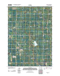 Hurley South Dakota Historical topographic map, 1:24000 scale, 7.5 X 7.5 Minute, Year 2012