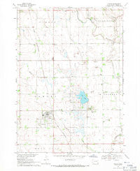 Hurley South Dakota Historical topographic map, 1:24000 scale, 7.5 X 7.5 Minute, Year 1968