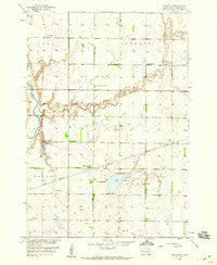 Huron NE South Dakota Historical topographic map, 1:24000 scale, 7.5 X 7.5 Minute, Year 1958
