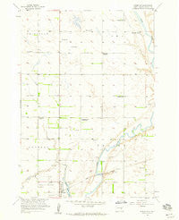 Huron NW South Dakota Historical topographic map, 1:24000 scale, 7.5 X 7.5 Minute, Year 1958