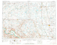 Huron South Dakota Historical topographic map, 1:250000 scale, 1 X 2 Degree, Year 1953