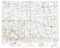 Huron South Dakota Historical topographic map, 1:250000 scale, 1 X 2 Degree, Year 1954