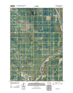 Huron NW South Dakota Historical topographic map, 1:24000 scale, 7.5 X 7.5 Minute, Year 2012