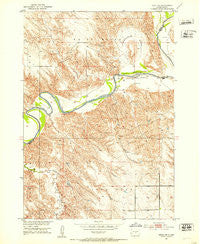 Ideal NE South Dakota Historical topographic map, 1:24000 scale, 7.5 X 7.5 Minute, Year 1951