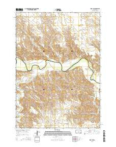 Ideal NW South Dakota Current topographic map, 1:24000 scale, 7.5 X 7.5 Minute, Year 2015