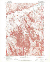 Imlay SE South Dakota Historical topographic map, 1:24000 scale, 7.5 X 7.5 Minute, Year 1950