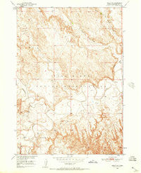 Imlay SW South Dakota Historical topographic map, 1:24000 scale, 7.5 X 7.5 Minute, Year 1950