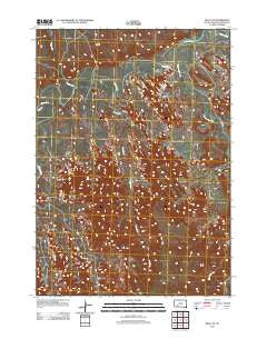 Imlay SE South Dakota Historical topographic map, 1:24000 scale, 7.5 X 7.5 Minute, Year 2012