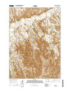 Imlay SE South Dakota Current topographic map, 1:24000 scale, 7.5 X 7.5 Minute, Year 2015