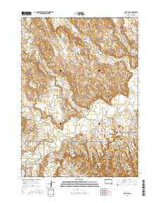 Imlay SW South Dakota Current topographic map, 1:24000 scale, 7.5 X 7.5 Minute, Year 2015