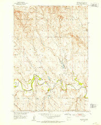 Imogene South Dakota Historical topographic map, 1:24000 scale, 7.5 X 7.5 Minute, Year 1951
