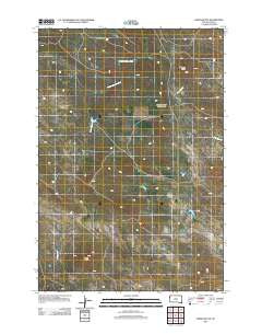 Indian Butte South Dakota Historical topographic map, 1:24000 scale, 7.5 X 7.5 Minute, Year 2012