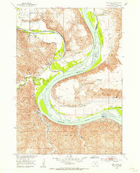 Iona NW South Dakota Historical topographic map, 1:24000 scale, 7.5 X 7.5 Minute, Year 1952