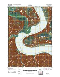 Iona NW South Dakota Historical topographic map, 1:24000 scale, 7.5 X 7.5 Minute, Year 2012