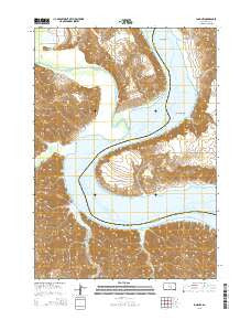 Iona NW South Dakota Current topographic map, 1:24000 scale, 7.5 X 7.5 Minute, Year 2015