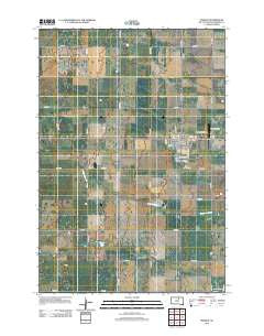 Ipswich South Dakota Historical topographic map, 1:24000 scale, 7.5 X 7.5 Minute, Year 2012