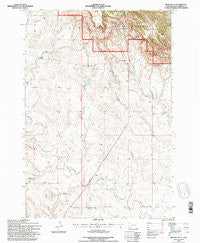 Irish Butte South Dakota Historical topographic map, 1:24000 scale, 7.5 X 7.5 Minute, Year 1993