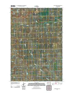 Irish Creek NE South Dakota Historical topographic map, 1:24000 scale, 7.5 X 7.5 Minute, Year 2012