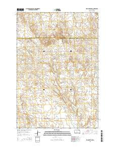 Irish Creek NW South Dakota Current topographic map, 1:24000 scale, 7.5 X 7.5 Minute, Year 2015