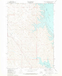 Iron Post Buttes SW South Dakota Historical topographic map, 1:24000 scale, 7.5 X 7.5 Minute, Year 1973
