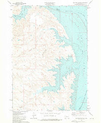 Iron Post Buttes South Dakota Historical topographic map, 1:24000 scale, 7.5 X 7.5 Minute, Year 1973