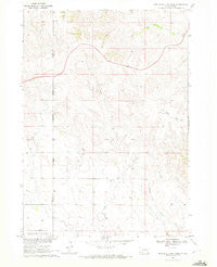 Iron Shell Flat West South Dakota Historical topographic map, 1:24000 scale, 7.5 X 7.5 Minute, Year 1969