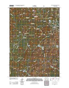 Iron Mountain South Dakota Historical topographic map, 1:24000 scale, 7.5 X 7.5 Minute, Year 2012